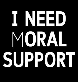 Obrázek 2 produktu Dámské tričko I Need Moral Support