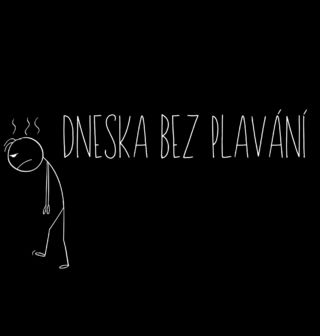 Obrázek 2 produktu Pánské tričko Dneska bez Plavání Stickman