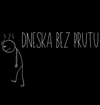 Obrázek 2 produktu Pánská mikina Dneska bez Prutu Stickman