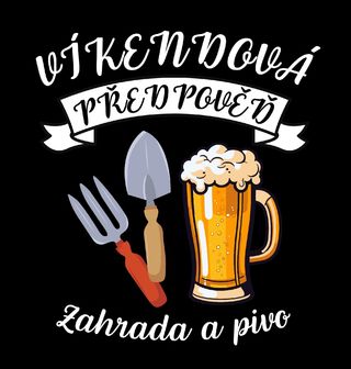 Obrázek 2 produktu Pánská mikina Víkendová předpověď: Zahrada a Pivo
