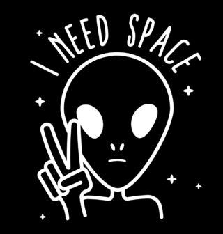 Obrázek 2 produktu Pánské tričko Mimozemšťan Alien I Need Space (Velikost: M)