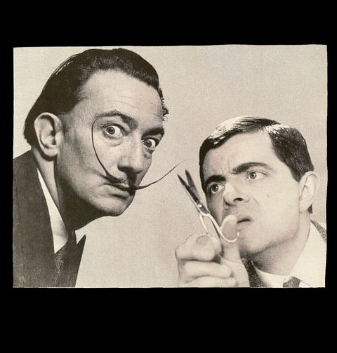 Obrázek produktu Pánské tričko Salvador Dalí a kadeřník Mr. Bean