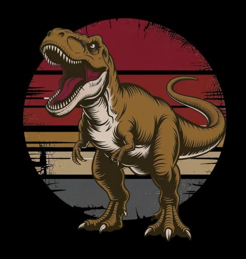 Obrázek produktu Pánská mikina Tyranosaurus Rex Retro