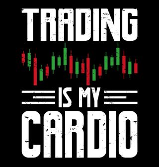 Obrázek 2 produktu Dámské tričko Trading je Moje Kardio