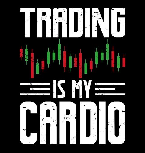 Obrázek produktu Dámské tričko Trading je Moje Kardio