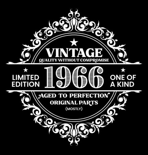 Obrázek produktu Dámské tričko Vintage 1966 Kvalita bez kompromisů