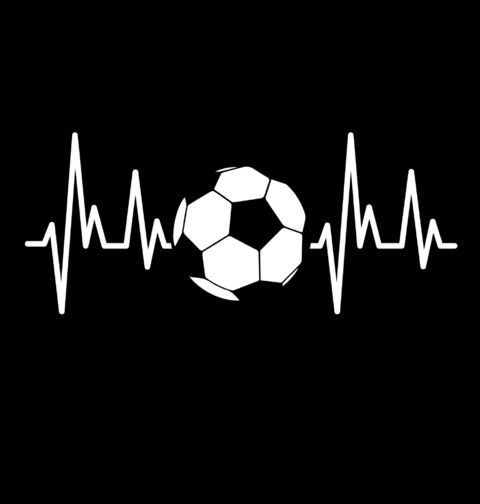 Obrázek produktu Dětské tričko Kardiogram a Fotbal