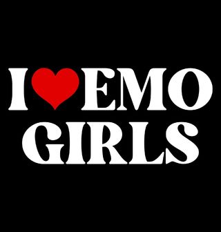 Obrázek 2 produktu Pánská mikina Miluji Emo Dívky I Love Emo Girls