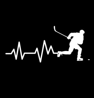 Obrázek 2 produktu Pánské tričko Kardiogram a Hokej (Velikost: M)