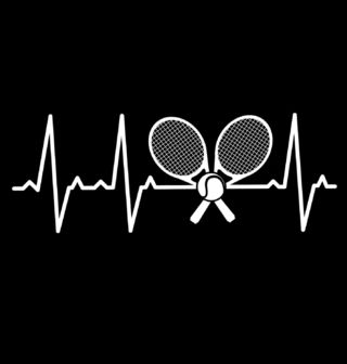 Obrázek 2 produktu Pánské tričko Kardiogram a Tenis (Velikost: L)