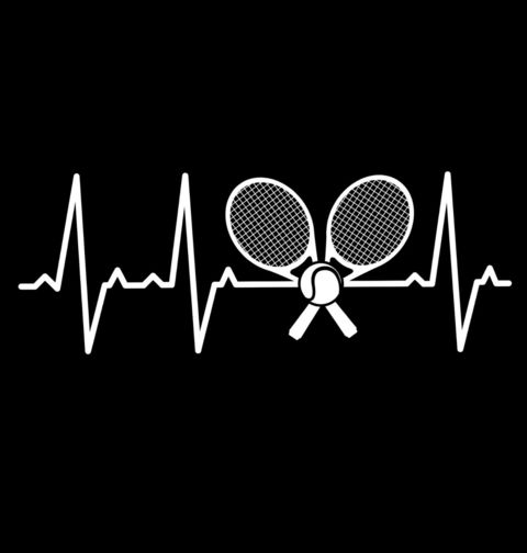 Obrázek produktu Pánská mikina Kardiogram a Tenis