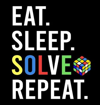 Obrázek 2 produktu Pánské tričko Jez Spi Slož Opakuj Eat Sleep Solve Repeat