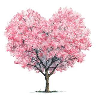 Obrázek 1 produktu Dětské tričko Sakura ve Tvaru Srdce