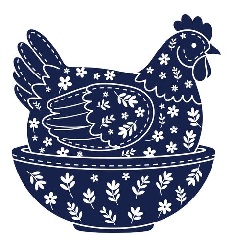 Obrázek produktu Dámské tričko Lidová Slepice Folk