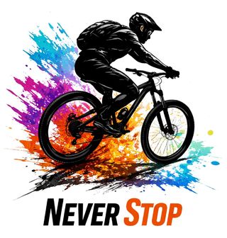 Obrázek 1 produktu Pánské tričko Nikdy Nepřestávej Jezdit na Kole Never Stop