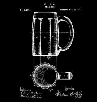 Obrázek 2 produktu Pánské tričko Pivní sklenice W. C. Kinga (Velikost: XXL)