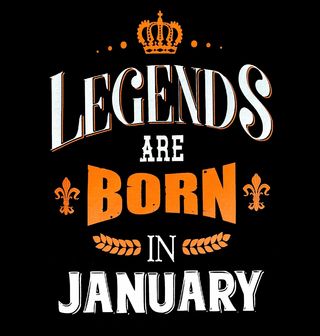 Obrázek 2 produktu Dámské tričko Legendy se rodí v Lednu! Legends are born in January