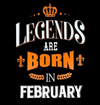 Obrázek 2 produktu Pánské tričko Legendy se rodí v Únoru! Legends are born in February (Velikost: XL)