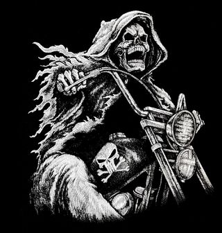 Obrázek 2 produktu Pánské tričko Apokalyptický jezdec smrti Kostlivec