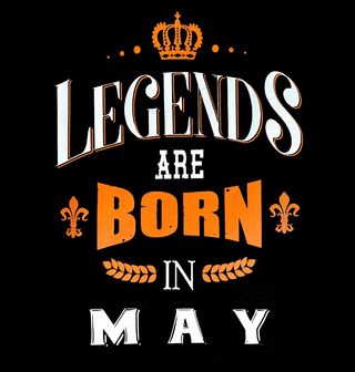 Obrázek 2 produktu Dámské tričko Legendy se rodí v Květnu! Legends are born in May