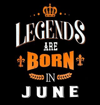 Obrázek 2 produktu Dětské tričko Legendy se rodí v Červnu! Legends are born in June