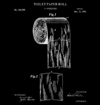 Obrázek 2 produktu Dětské tričko Toaletní papír Patent S. Wheelera