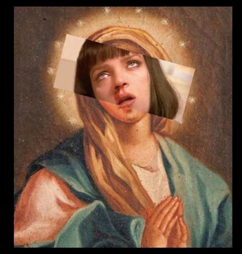 Obrázek produktu Bavlněná taška Paní Marie Mia Wallaceová