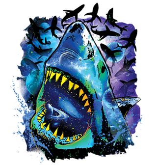 Obrázek 2 produktu Pánské tričko Vesmírný žralok