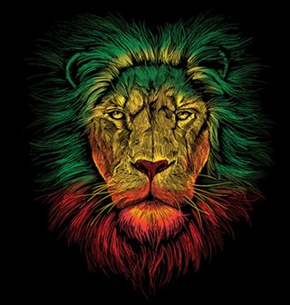 Obrázek 2 produktu Dámské tričko Rasta Lev Král Savany