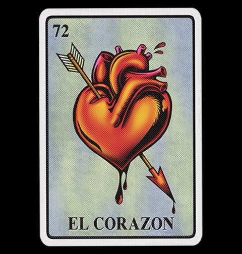 Obrázek produktu Pánské tričko El Corazon Srdce Karty