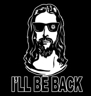 Obrázek 2 produktu Pánské tričko Ježíš Brzy se vrátím I'll Be Back Jesus