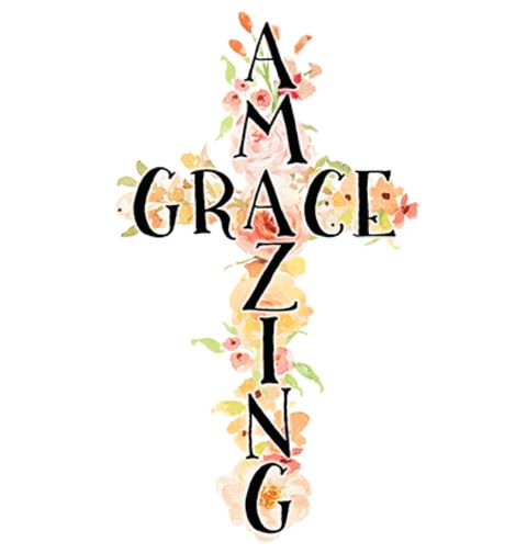 Obrázek produktu Pánské tričko Kříž z Květin Amazing Grace