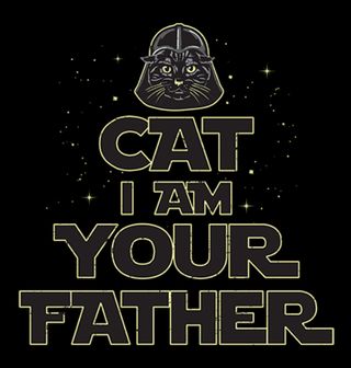 Obrázek 2 produktu Pánské tričko Kočičí otec Darth Vader