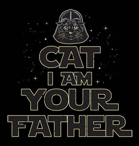 Obrázek produktu Pánské tričko Kočičí otec Darth Vader
