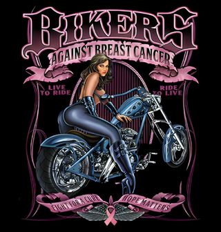 Obrázek 2 produktu Pánská mikina Bikers proti rakovině prsu