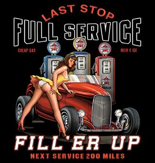 Obrázek 2 produktu Dámské tričko Poslední Zastávka Kompletní Servis Last Stop Full Service