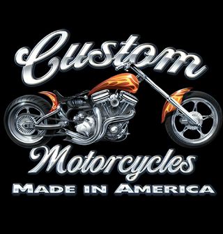 Obrázek 2 produktu Pánské tričko Custom Motorcycles Motorky na Zakázku