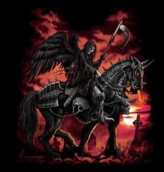 Obrázek 2 produktu Dámské tričko Apokalyptický Jezdec Smrti