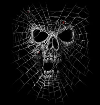 Obrázek 2 produktu Pánské tričko Pavoučí Černá Vdova Smrti (Velikost: 5XL)