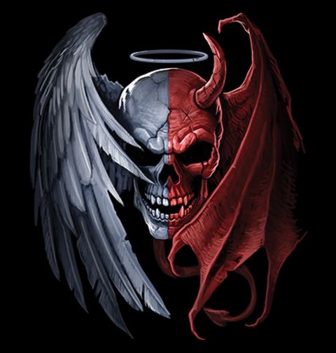 Obrázek produktu Pánské tričko Anděl Smrti Nebe vs Peklo