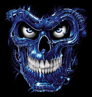 Obrázek 2 produktu Dámské tričko Modrý Cyborg Terminátor Pomsty