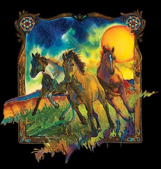 Obrázek 2 produktu Dámské tričko Tři Koně z Fantazie