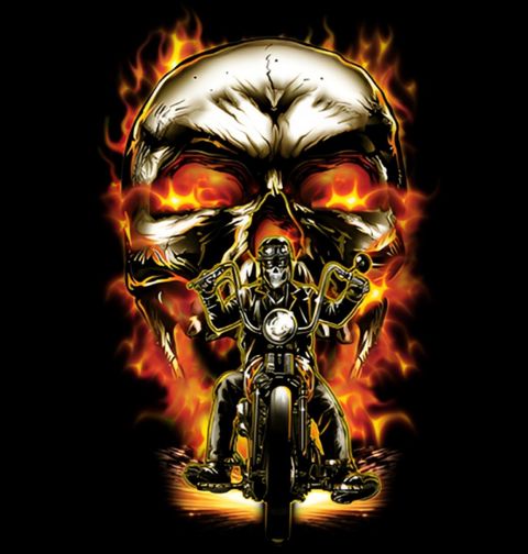 Obrázek produktu Pánská mikina Ghost Rider Smrt V Plamenech