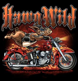 Obrázek 2 produktu Pánské tričko Hawg Wild Bike Divoký Vepř na Motorce