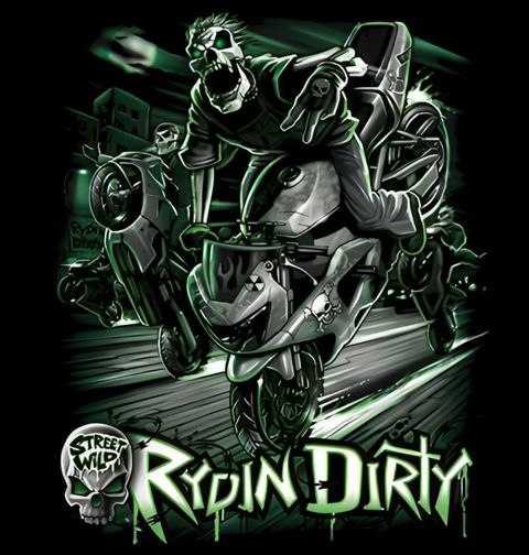 Obrázek produktu Pánské tričko Rydin' Dirty Vandalové