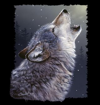 Obrázek 2 produktu Dámské tričko Vyjící Vlk