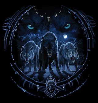 Obrázek 2 produktu Dámské tričko Vlčí kmen Wolf Tribal