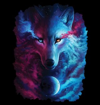 Obrázek 2 produktu Dámské tričko Dualismus Vlka