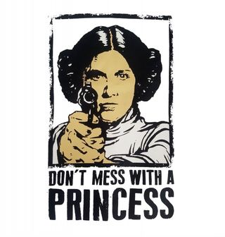 Obrázek 2 produktu Dámské tričko Star Wars "Nezahrávej si s princeznou" Leia