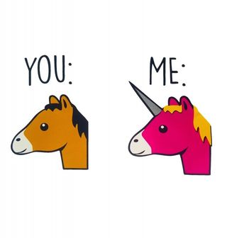 Obrázek 1 produktu Bavlněná taška "Ty jsi kůň, já jsem jednorožec"